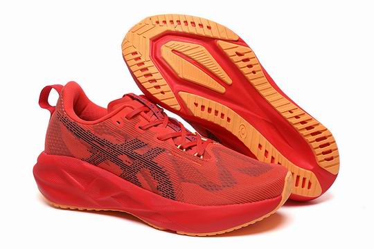 Cheap Asics Novablast Men's Running Shoes Red-5